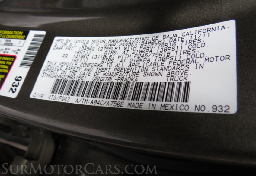 2012 Toyota Tacoma - Image 42