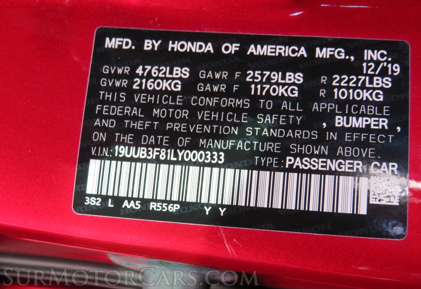 2020 Acura TLX - Image 55