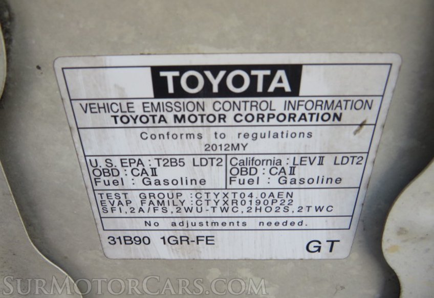 2012 Toyota FJ Cruiser - Image 48