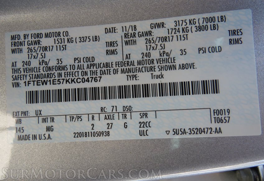 2019 Ford F-150 - Image 46