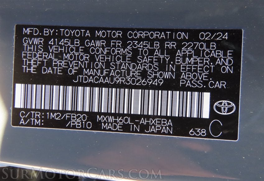 2024 Toyota Prius LE - Image 54