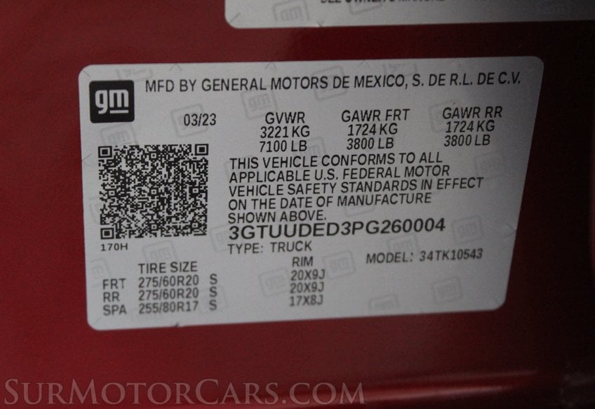 2023 GMC Sierra 1500 4x4 SLT - Image 66