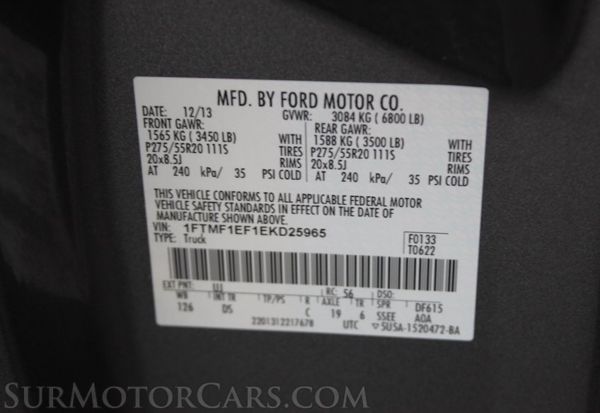 2014 Ford F-150 4x4 V8 STX - Image 64