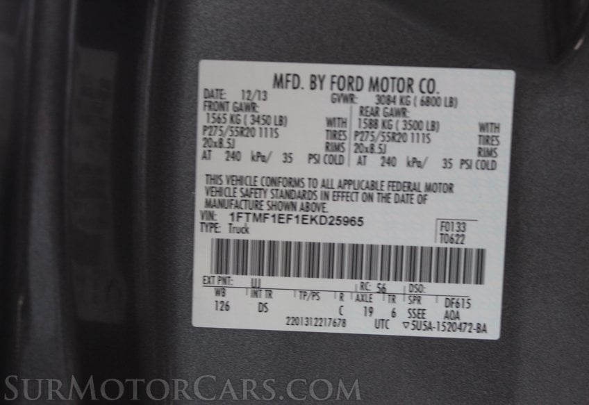 2014 Ford F-150 4x4 V8 STX - Image 66