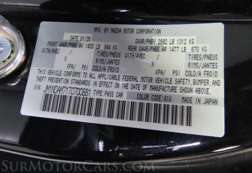 2026 Mazda MX-5 Miata RF Grand Touring - Image 48