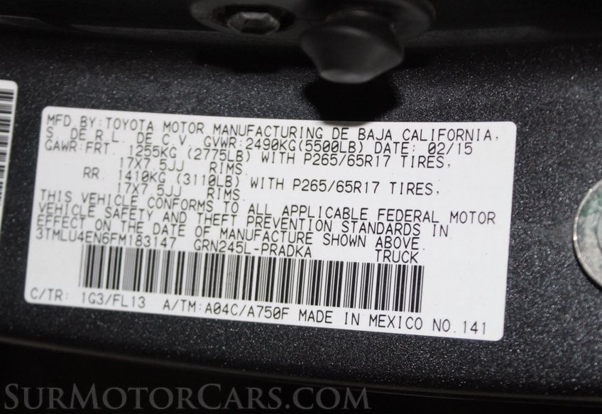 2015 Toyota Tacoma 4WD V6 - Image 54