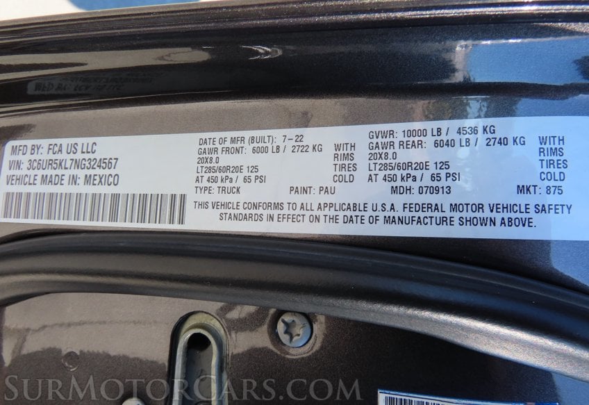 2022 Ram 2500 Laramie - Image 70