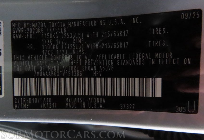 2026 Toyota Corolla Cross AWD - Image 37