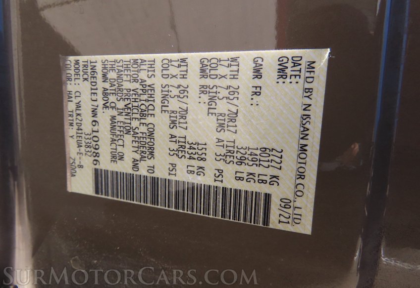 2022 Nissan Frontier PRO-X - Image 57