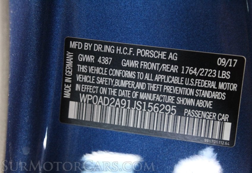 2018 Porsche 911 Turbo S - Image 103