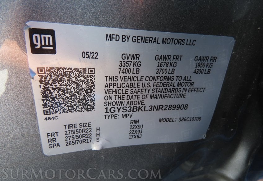 2022 Cadillac Escalade Premium Luxury - Image 58