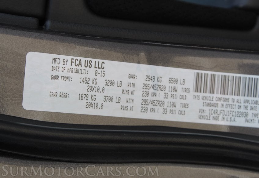 2015 Jeep Grand Cherokee - Image 79