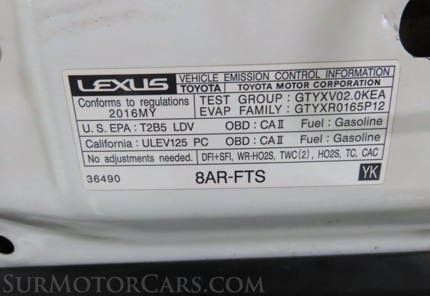 2016 Lexus IS 200t - Image 62