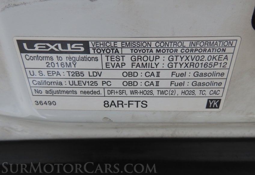 2016 Lexus IS 200t - Image 45