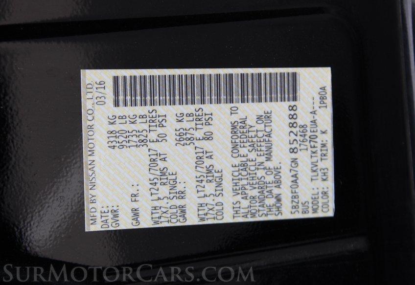 2016 Nissan NV 3500 HD - Image 56