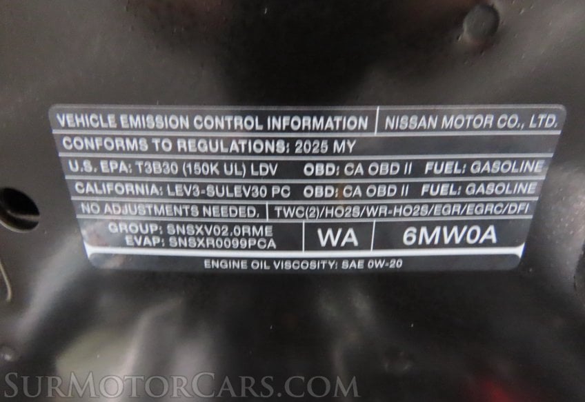 2025 Nissan Sentra SV - Image 13