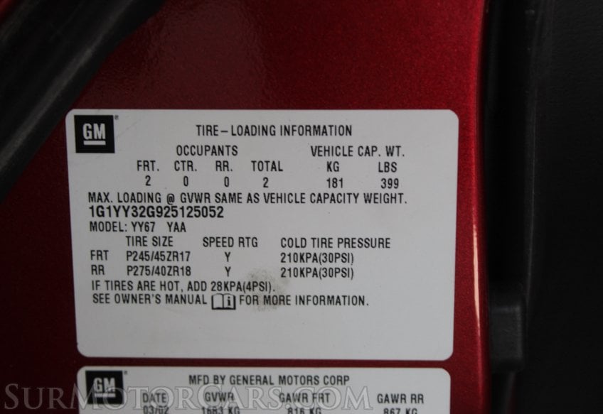 2002 Chevrolet Corvette - Image 87