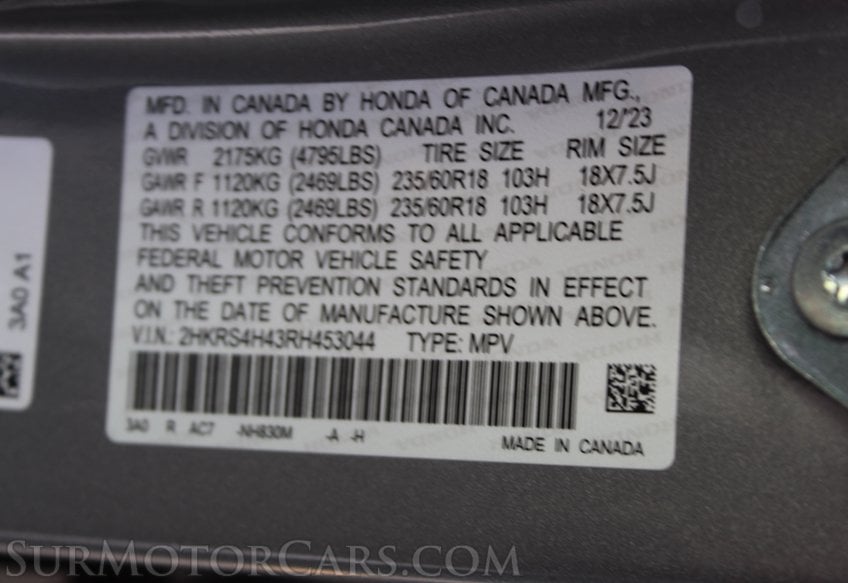 2024 Honda CR-V AWD EX - Image 35