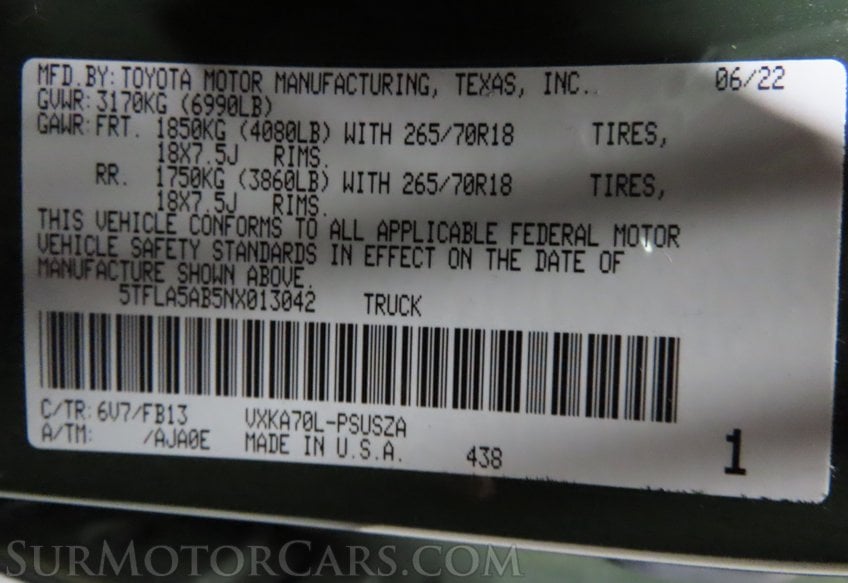 2022 Toyota Tundra SR5 - Image 42