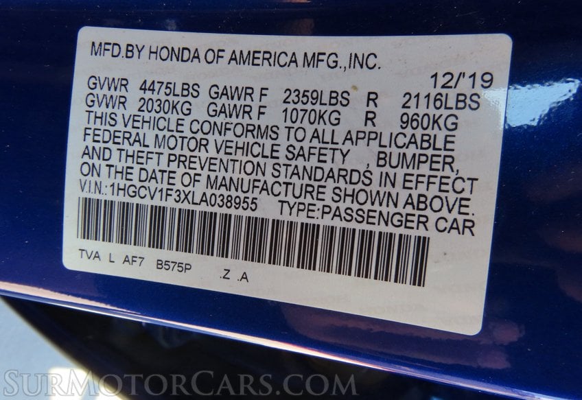 2020 Honda Accord Sport - Image 28