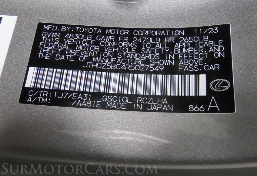 2024 Lexus RC 350 - Image 54