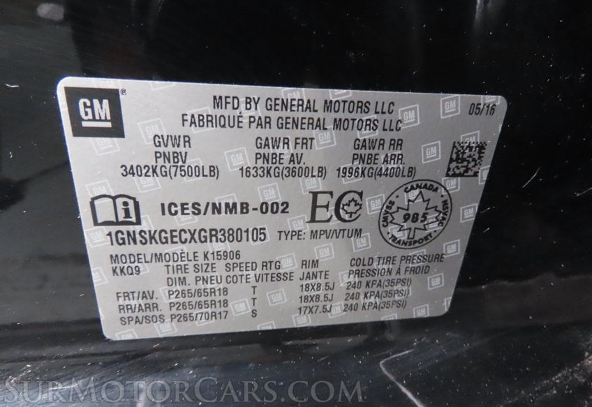 2016 Chevrolet Suburban LS - Image 54