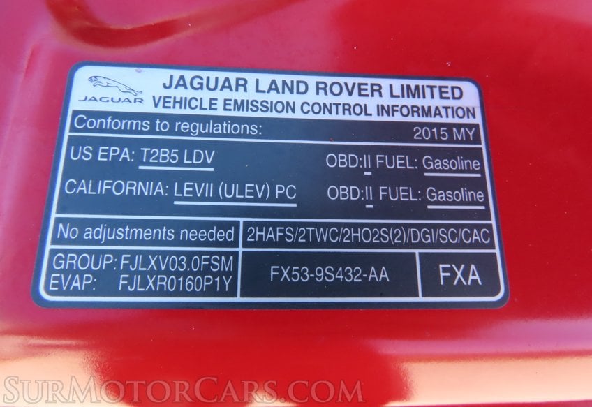 2015 Jaguar F-TYPE S - Image 45