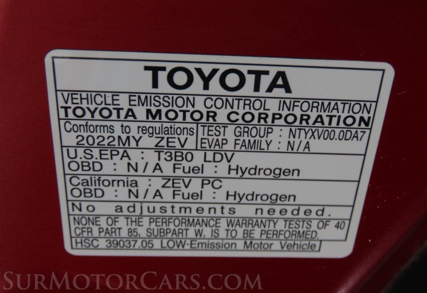 2022 Toyota Mirai - Image 37