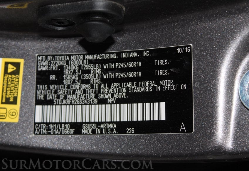 2016 Toyota Highlander AWD XLE - Image 48