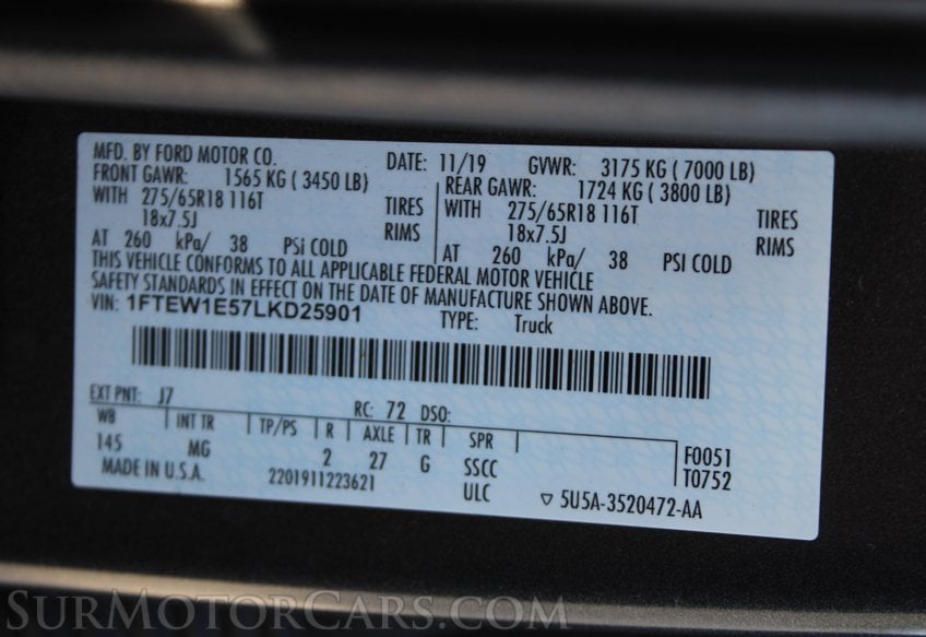 2020 Ford F-150 4x4 XLT - Image 71
