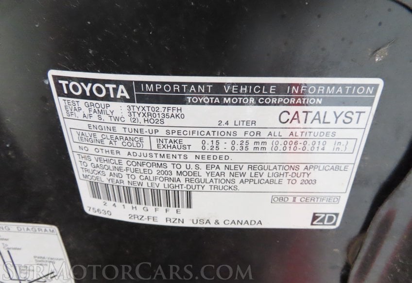 2003 Toyota Tacoma SR5 - Image 40