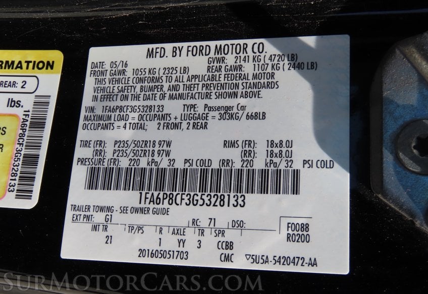 2016 Ford Mustang GT - Image 30