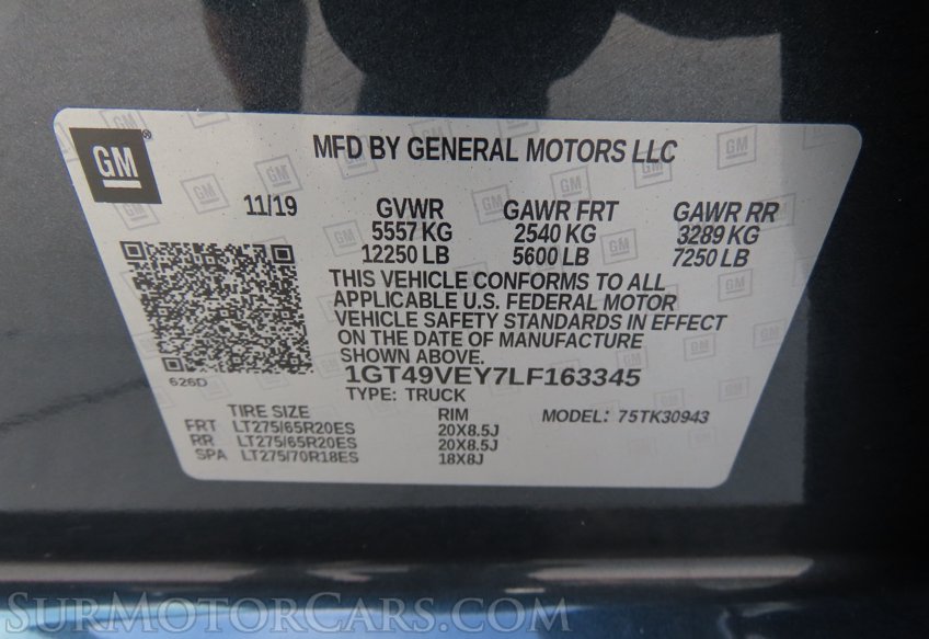2020 GMC Sierra 3500HD AT4 - Image 61