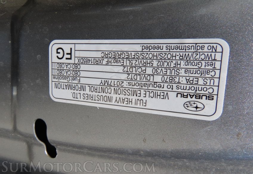 2017 Subaru Legacy Sport - Image 55