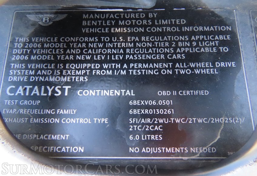 2006 Bentley Continental GT - Image 49