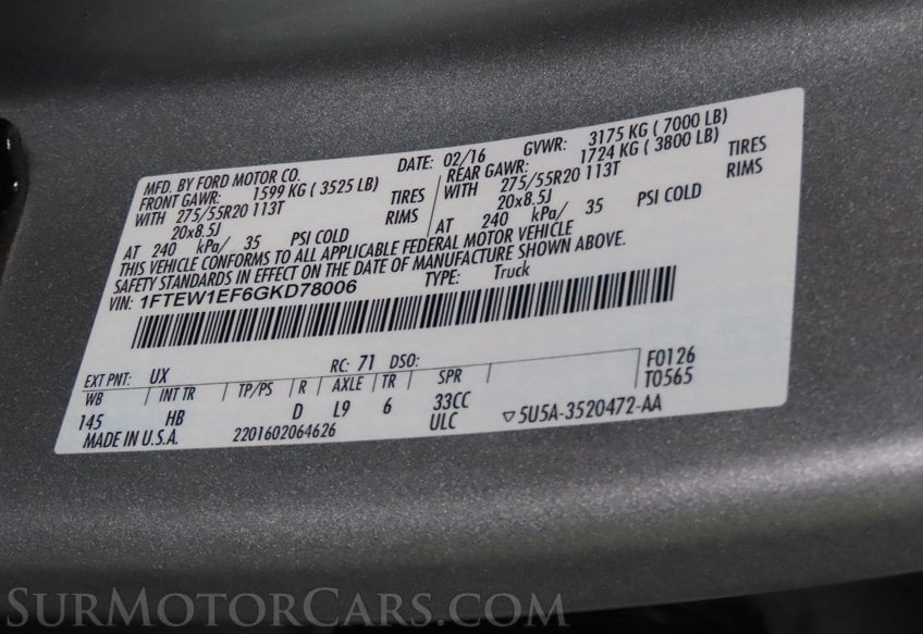 2016 Ford F-150 Lariat - Image 67