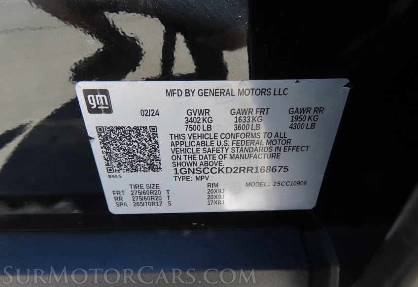 2024 Chevrolet Suburban LT - Image 58