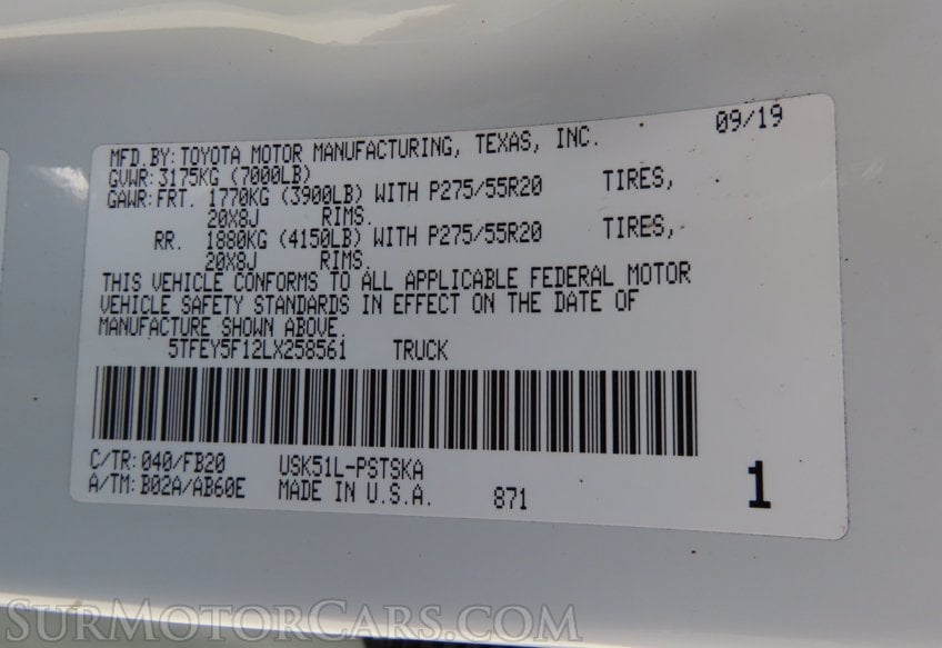 2020 Toyota Tundra SR5 - Image 57