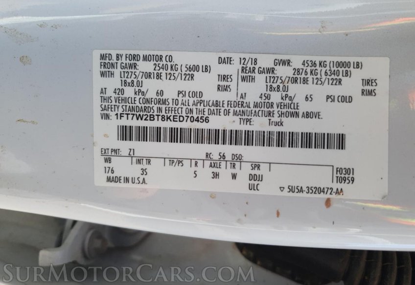 2019 Ford F-250 Super Duty 4x4 - Image 17