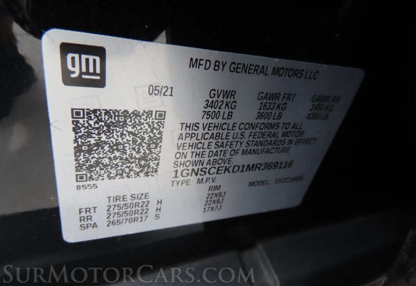 2021 Chevrolet Suburban RST - Image 59