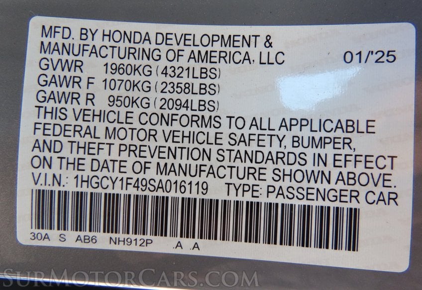2025 Honda Accord SE - Image 39