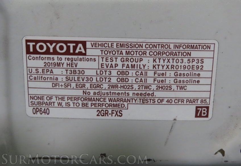 2019 Toyota Highlander XLE - Image 40