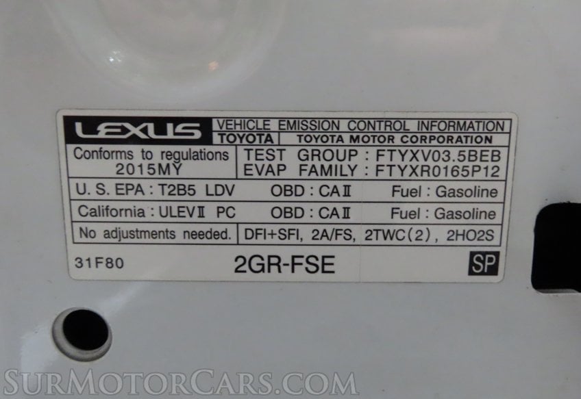 2015 Lexus RC 350 - Image 57