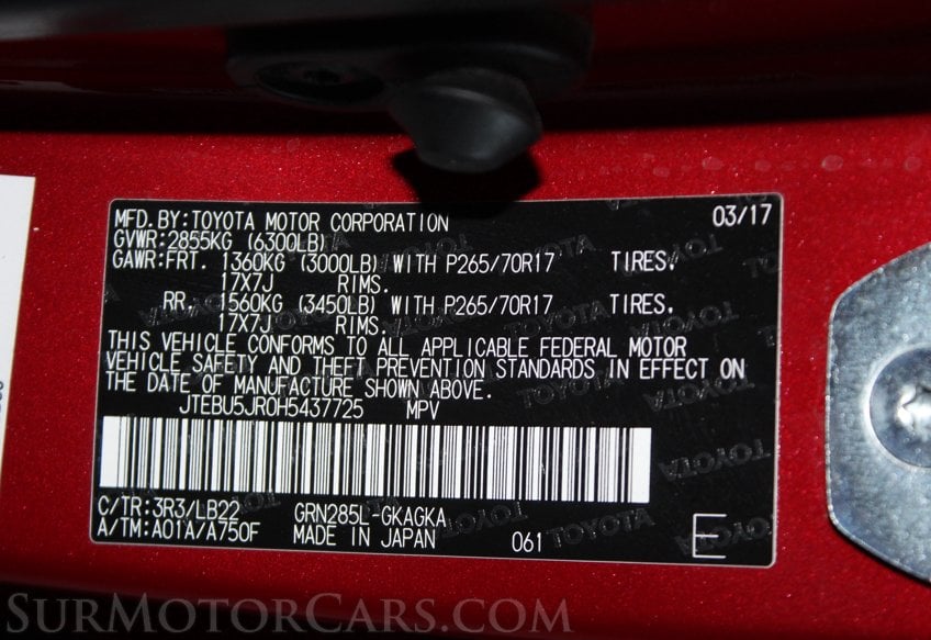 2017 Toyota 4Runner - Image 47