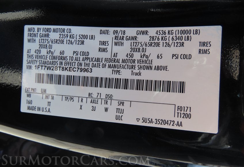 2019 Ford F-250 Super Duty Limted - Image 71
