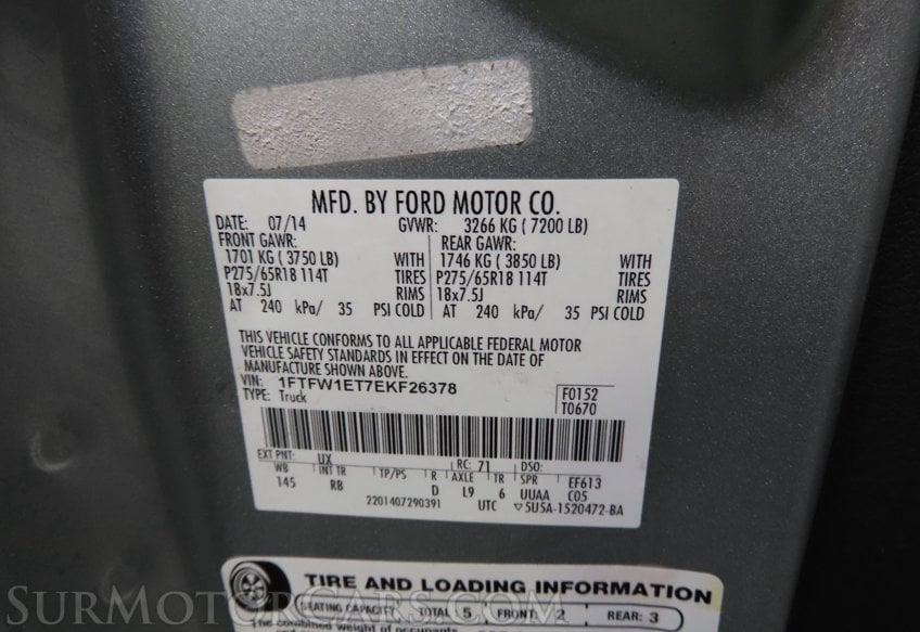 2014 Ford F-150 FX4 - Image 50