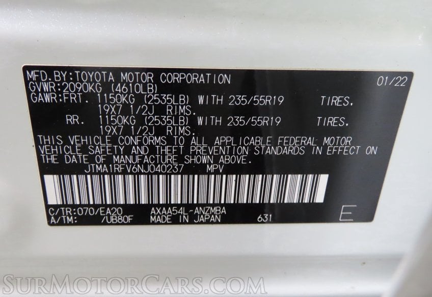 2022 Toyota RAV4 XLE Premium - Image 55
