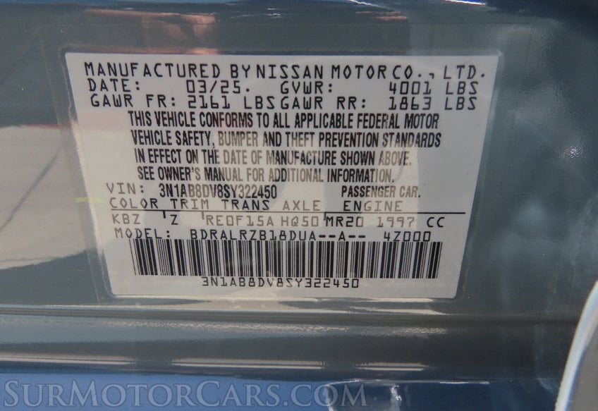 2025 Nissan Sentra SR - Image 50