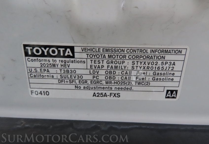 2025 Toyota Camry AWD HYBRID XSE - Image 54