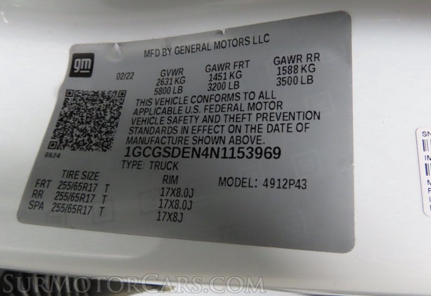 2022 Chevrolet Colorado Z71 - Image 44